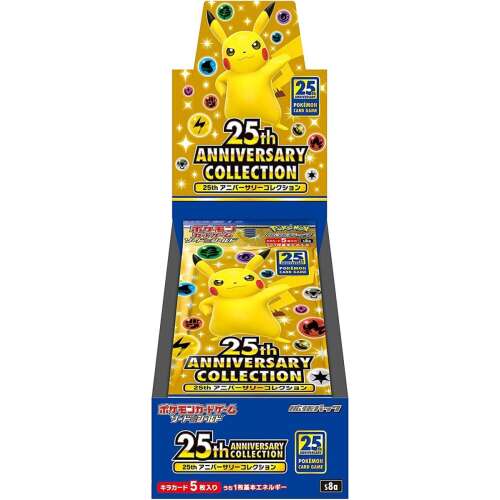 25th anniversary booster box s8a japanese pokemon cards