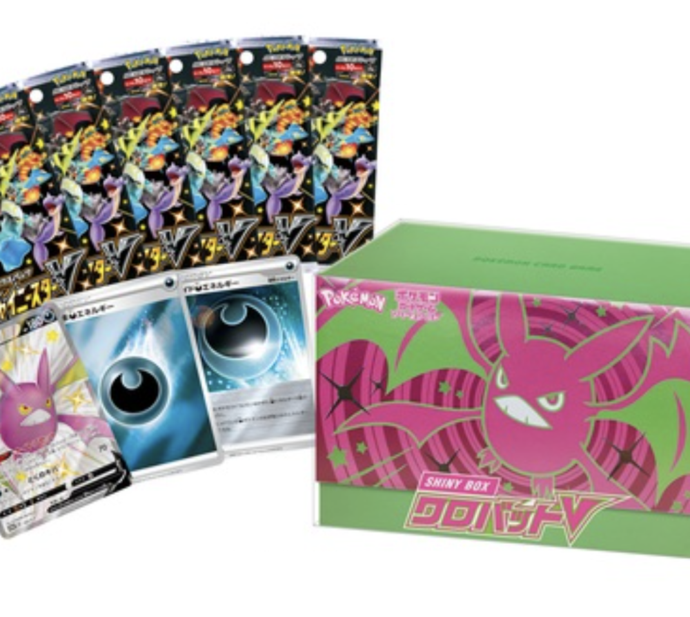 shiny box Crobat v Japanese Pokemon Card