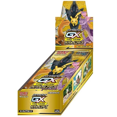 SM12a Tag team GX Tag All Stars Booster Box Japanese Pokemon Card