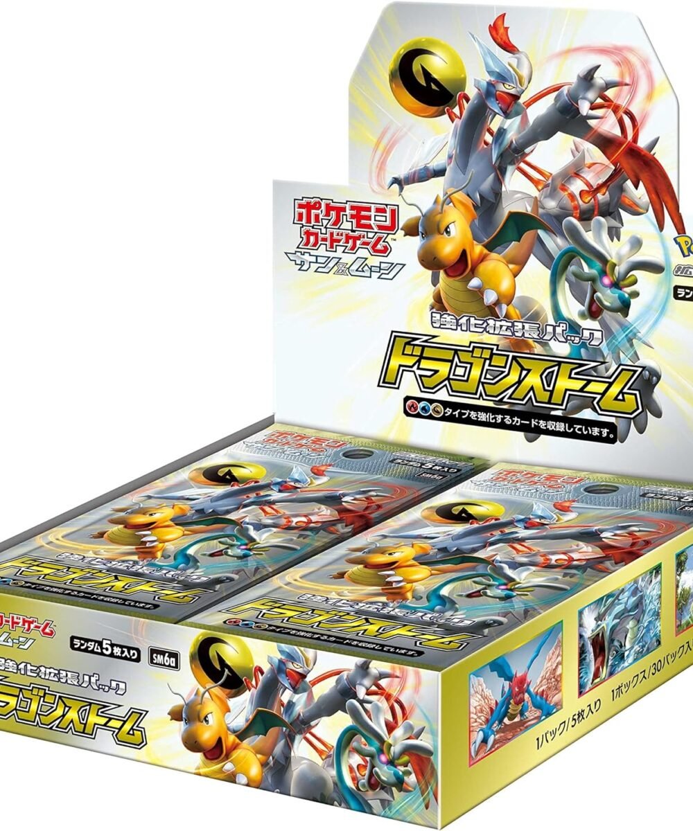 SM6a Dragon Storm Booster Box Japanese Pokemon Card