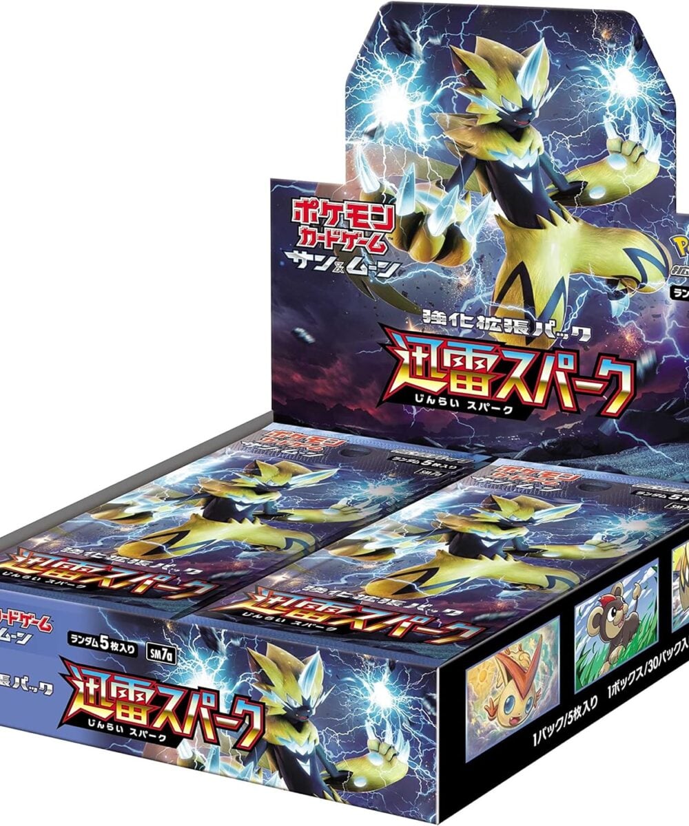 SM7a Thunderclap Spark Booster Box Japanese Pokemon Card