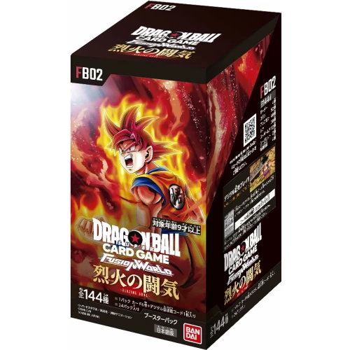 FB02 BLAZING AURA JP Sealed case(12 boxes) Japanese DRAGON BALL Card