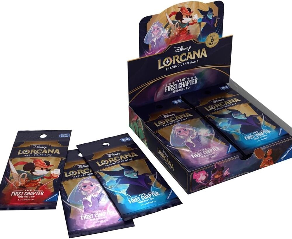 Disney Lorcana TCG Japanese Edition Booster THE FIRST CHAPTER : The Beginning of the Story Sealed Case(15 boxes) Japanese Trading Card