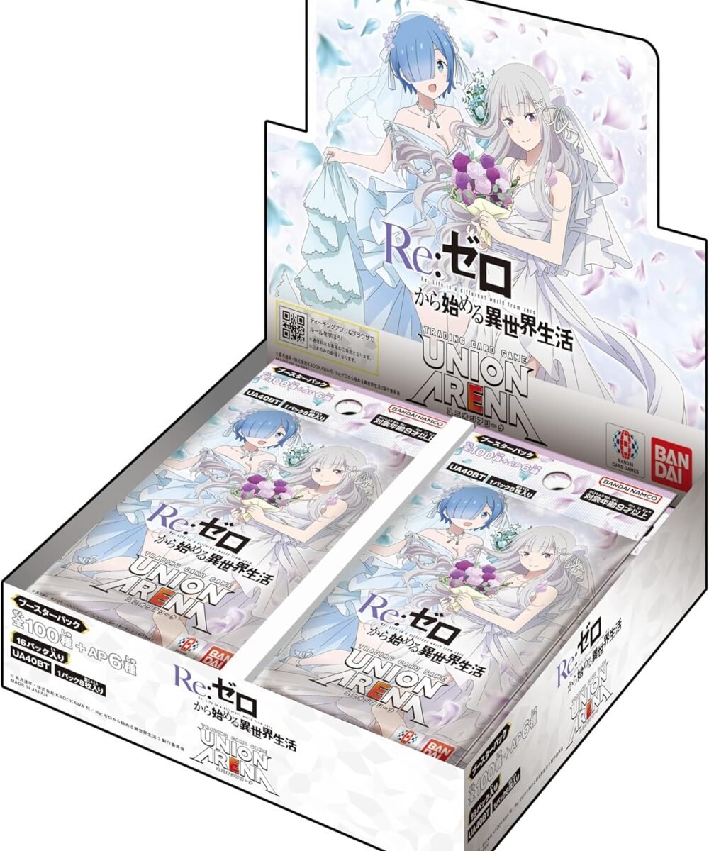 UNION ARENA Re:Zero Starting Life in Another World UA40BT Sealed Case(16 boxes) Japanese Trading Card