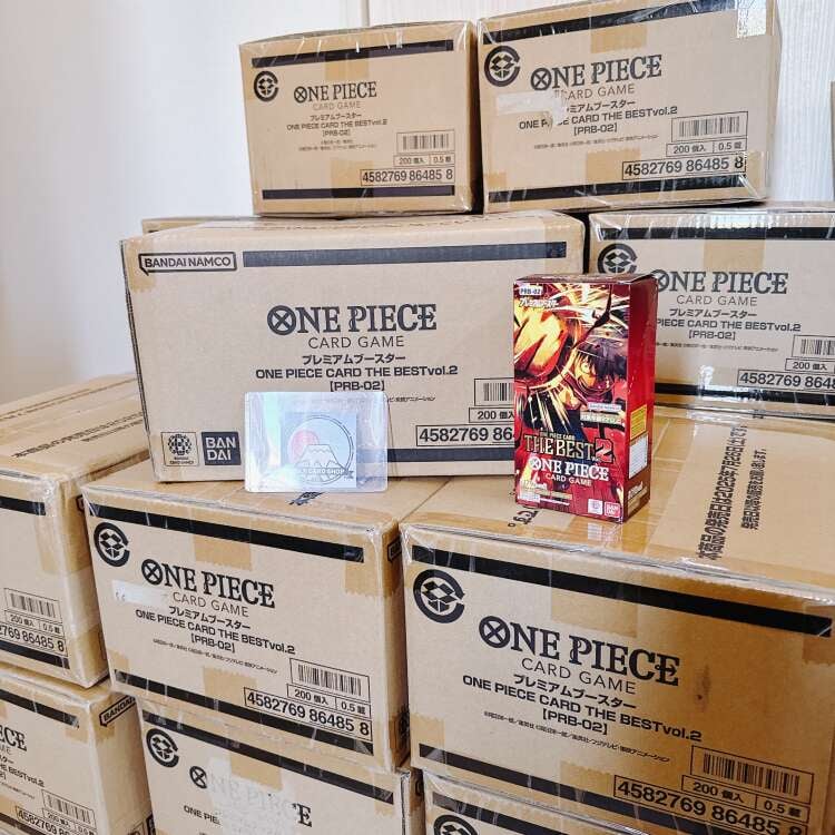 Alternative view of PRB-02 ONE PIECE CARD THE BEST vol.2 Sealed Case (20 boxes) Japanese ONE PIECE CARD