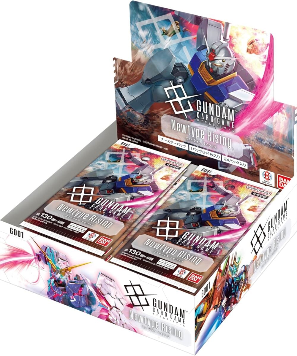 Gundam Card Game booster GD01 Newtype Rising Japanese Trading Card