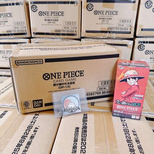 OP-13 Carrying on His Will Sealed Case (12 boxes) Japanese ONE PIECE CARD - Image 2