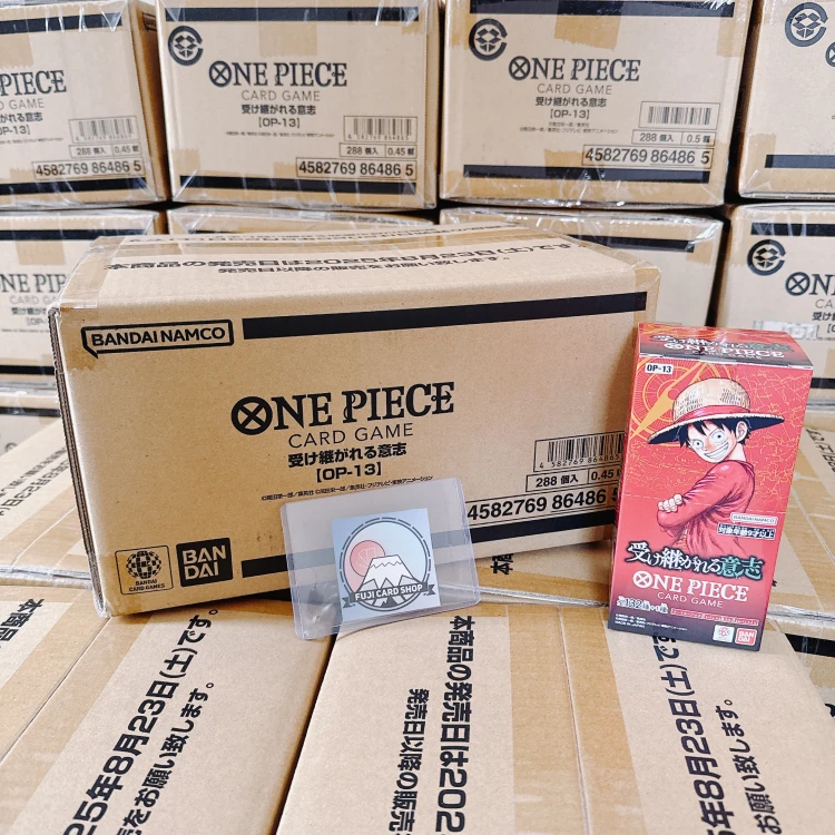 Alternative view of OP-13 Carrying on His Will Sealed Case (12 boxes) Japanese ONE PIECE CARD