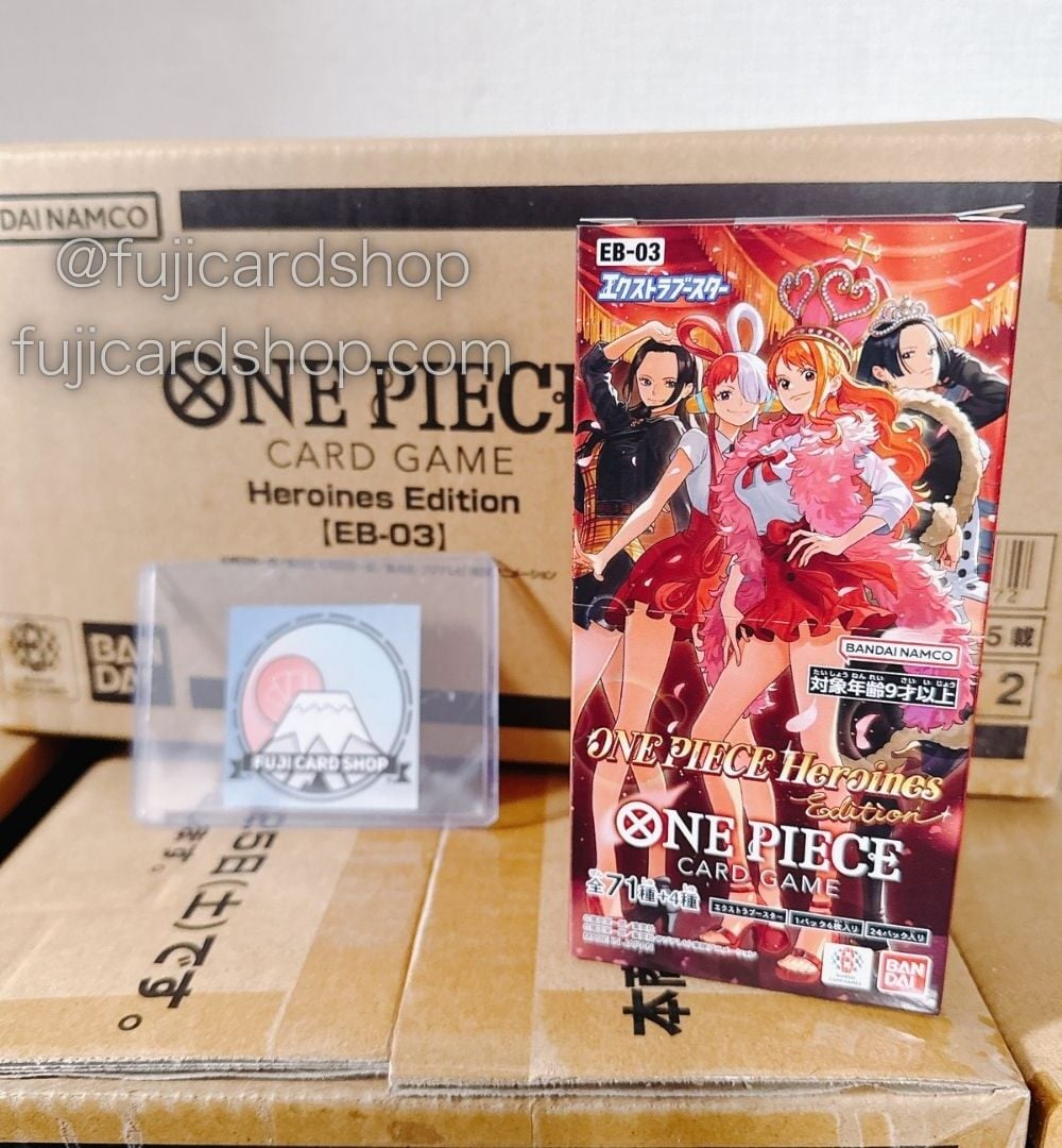 Alternative view of EB-03 Heroines Edition Booster Box Japanese ONE PIECE CARD