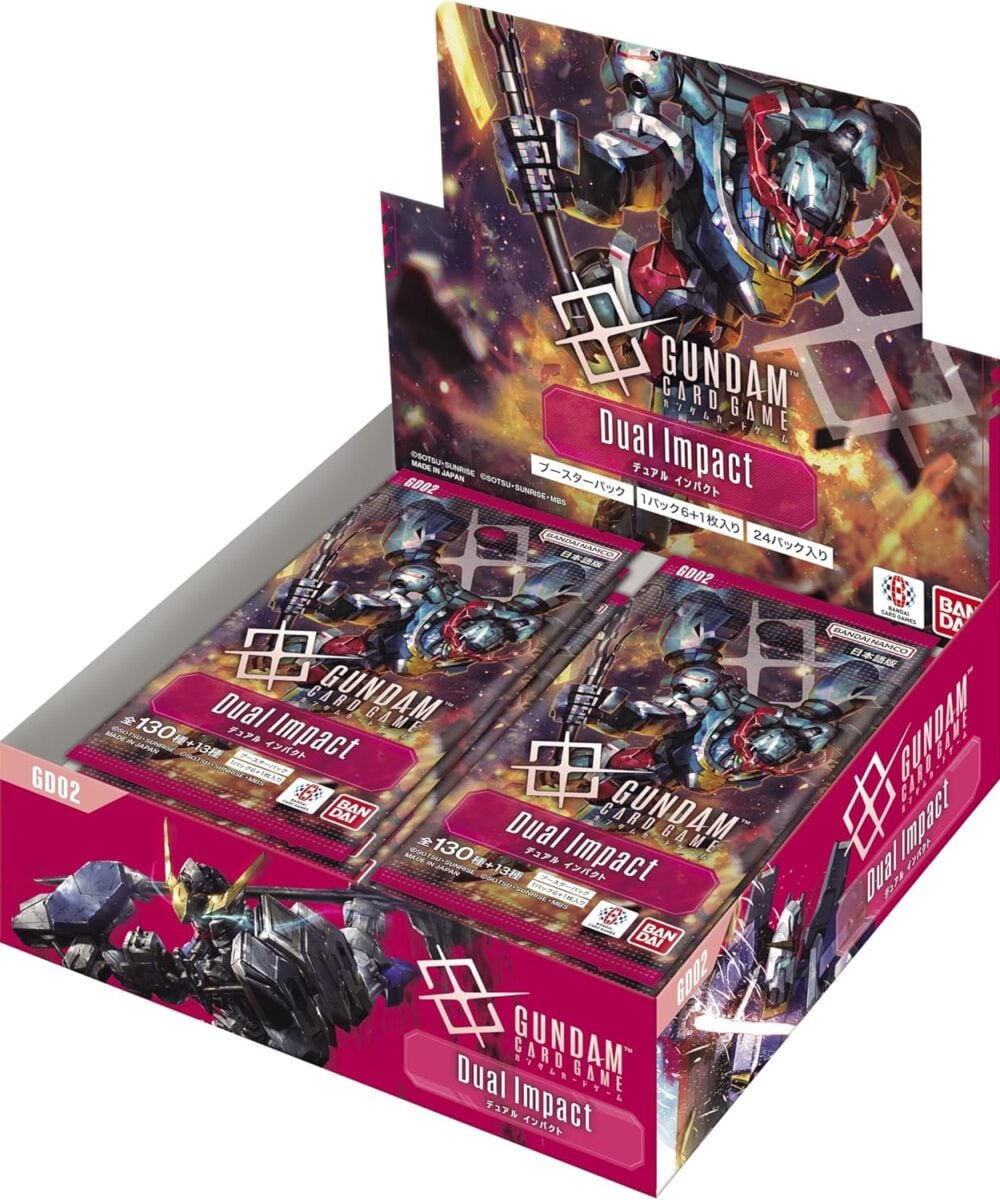 Gundam Card Game booster GD02 Dual Impact Japanese Trading Card