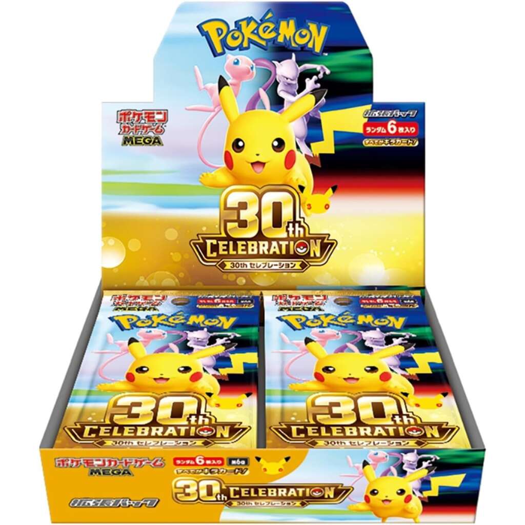 [Pre-Order] M6a 30th CELEBRATION booster box Japanese Pokemon Card