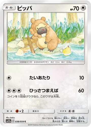 038/054 Bidoof