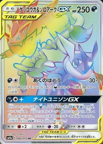 066/055 Greninja & Zoroark GX