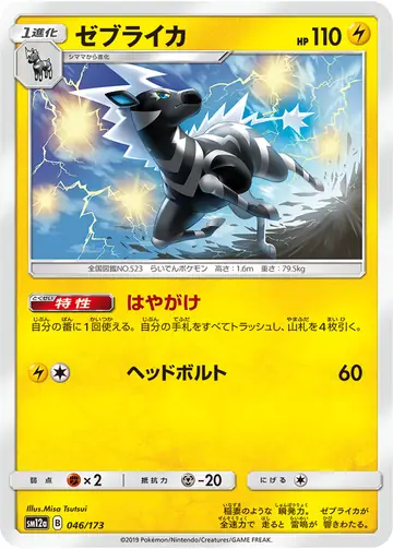 046/173 Zebstrika