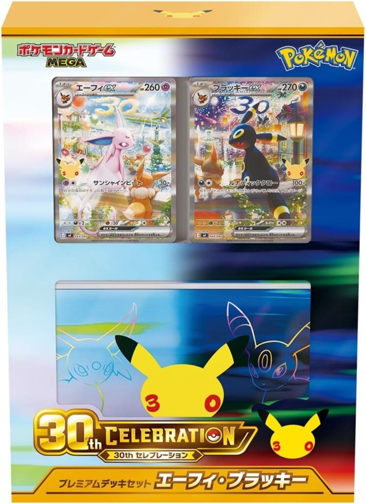 [Pre-Order] 30th CELEBRATION Premium Deck Set Espeon Umbreon Japanese Pokemon Card