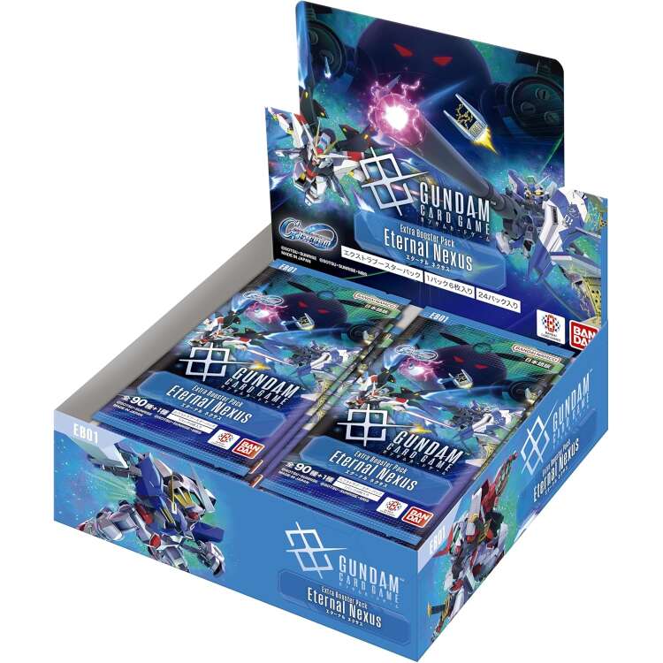 Gundam Card Game Eternal Nexus EB01 Japanese booster box display