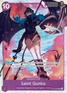 OP18-065 Gunko SR English prerelease preview from OP-18 The Dominance of God; Japanese image pending