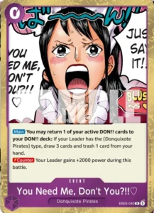 You Need Me, Don't You!! EB05-040 R — English reveal; Japanese confirmation pending / 日本語版・日本語名未確認 - EB-05 English temporary preview, Japanese image pending