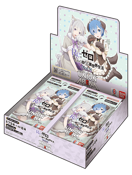 UNION ARENA Re:ZERO Vol.2 EX17BT Japanese booster display box