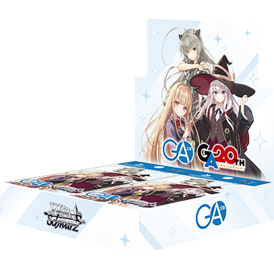 Japanese Weiss Schwarz GA Bunko booster box; sealed case contains 12 boxes